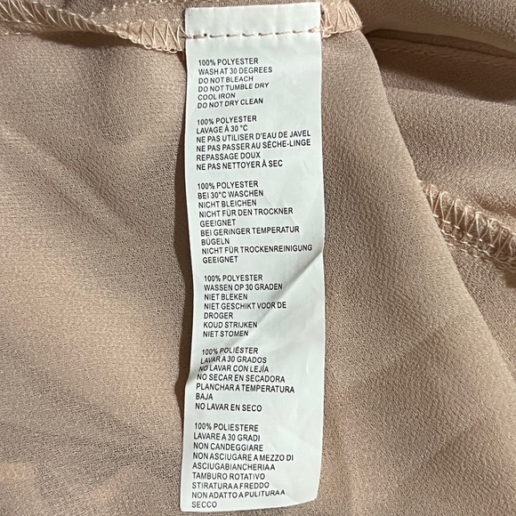 Nasty Gal Ruffle Chiffon Tie Front Blouse - Picture 13 of 15